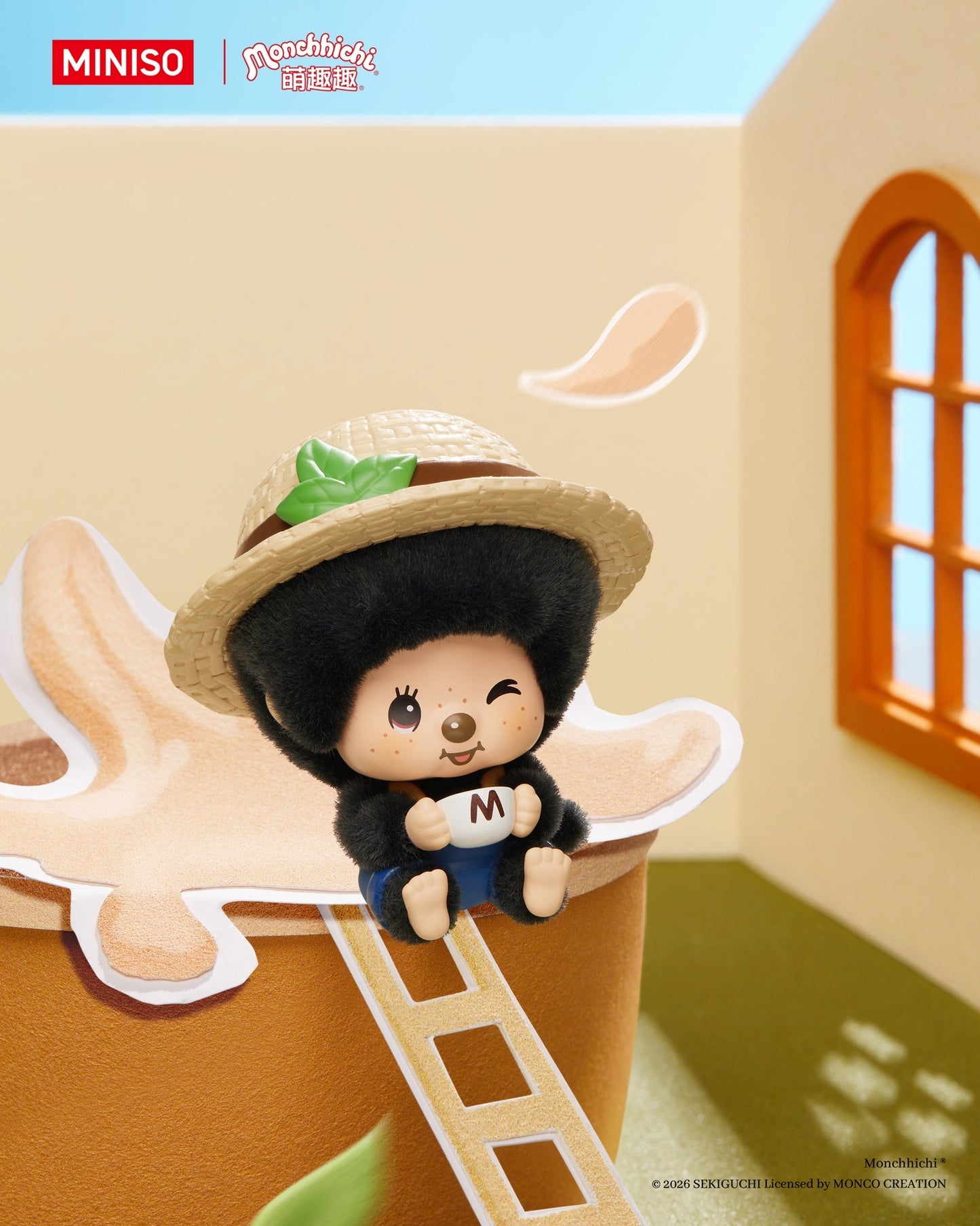 Monchhichi - Mon Mon Farm Series Face-Changing Flocked Pendant Blind Box