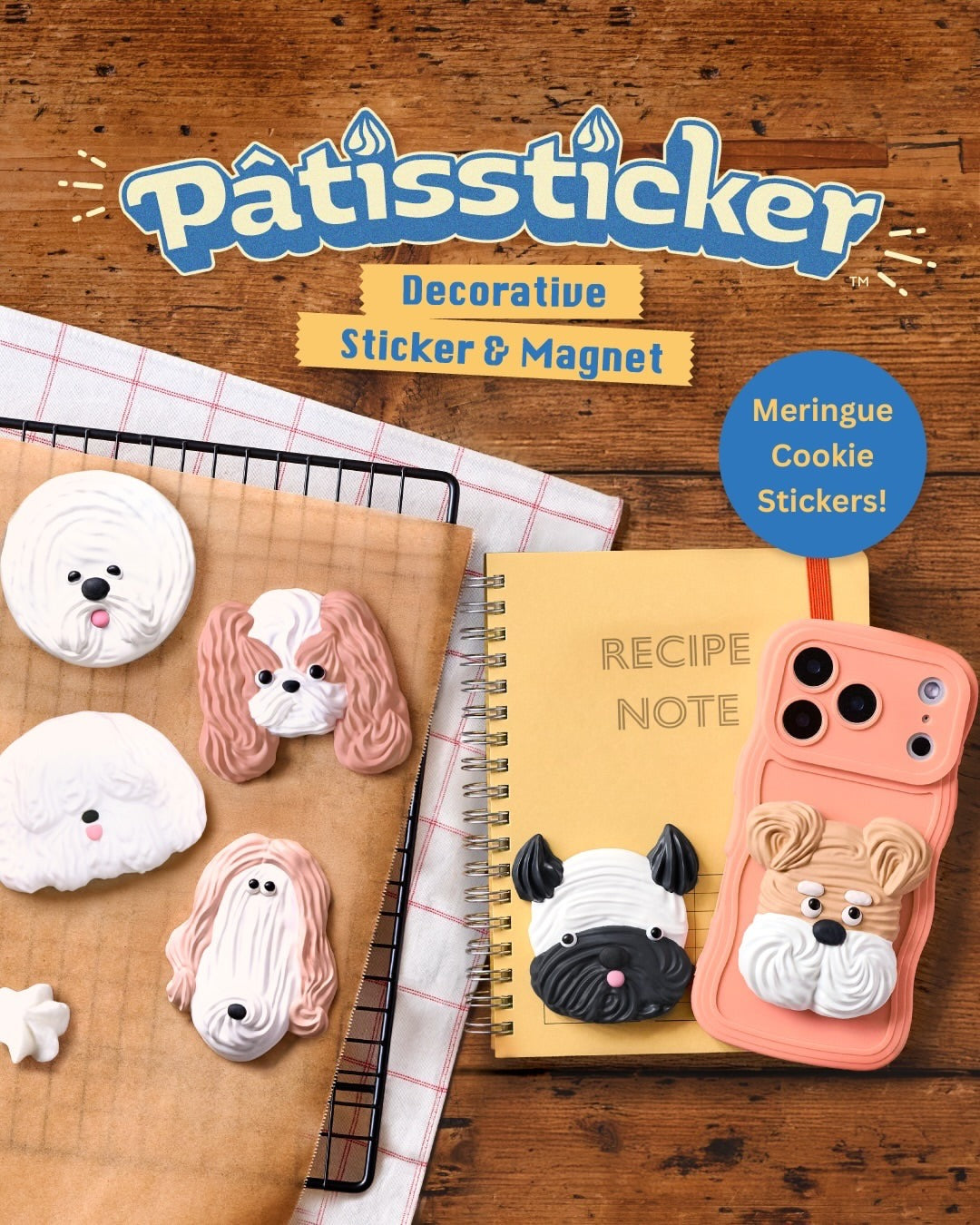 Dreams - Pâtissticker Meringue Dogs Series