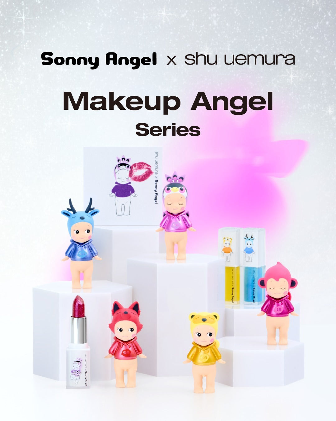 Sonny Angel × shu uemura - Makeup Angel Series