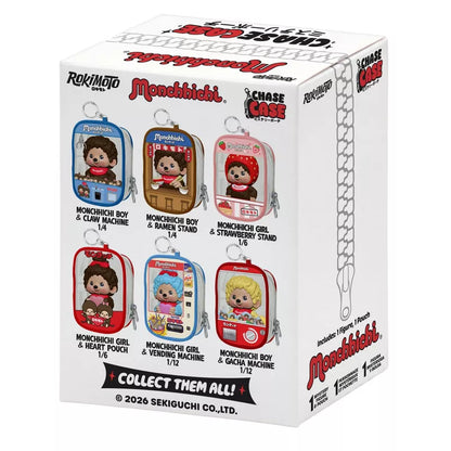 Rokimoto x Monchhichi - Chase Case Mystery Figure & Pouch Blind Box