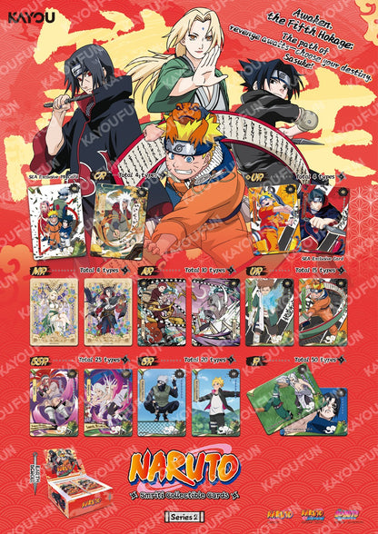 KAYOU - Naruto Smriti Earth Scroll Series 2 Trading Cards Booster Pack