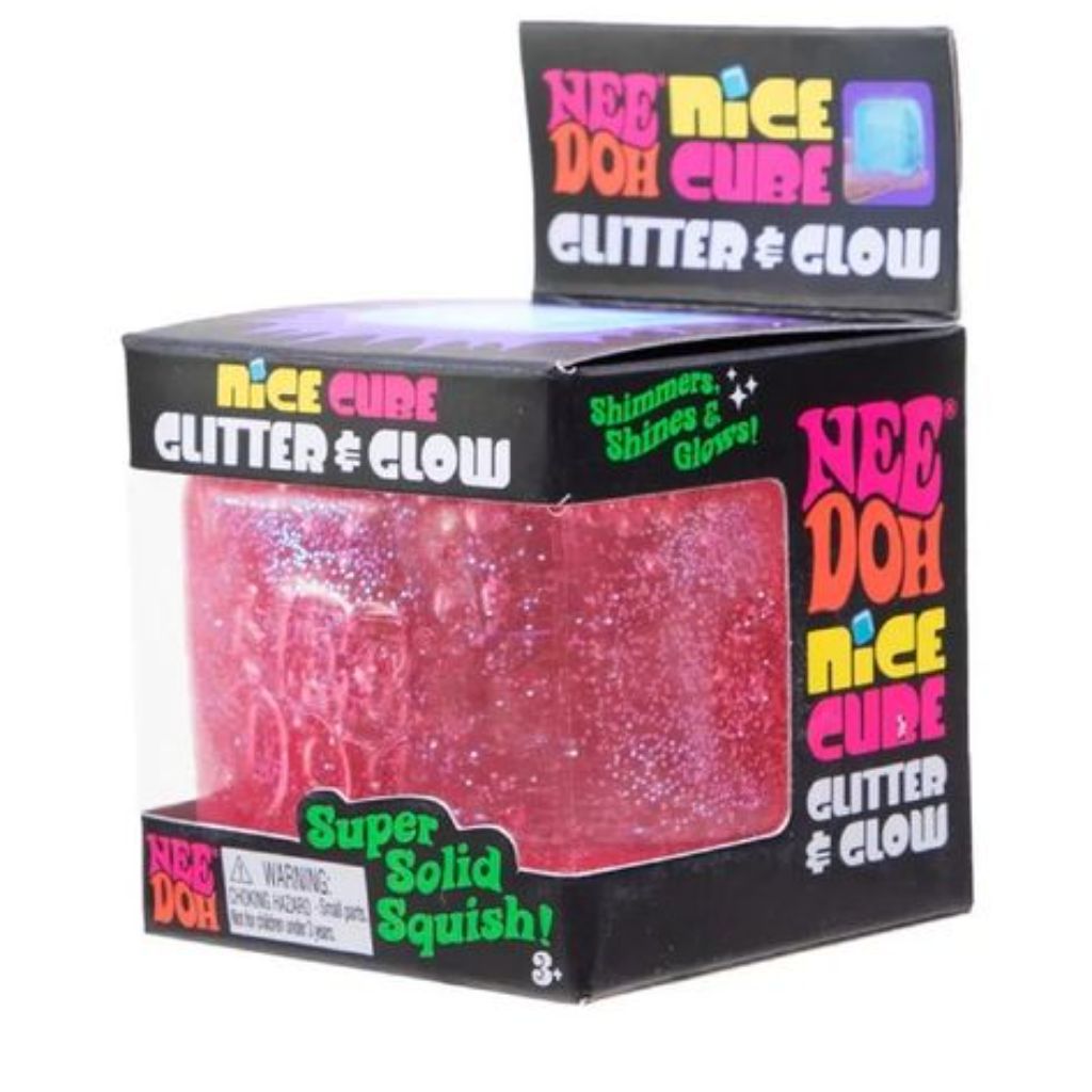 NeeDoh Schylling - Nice Cube Glitter & Glow