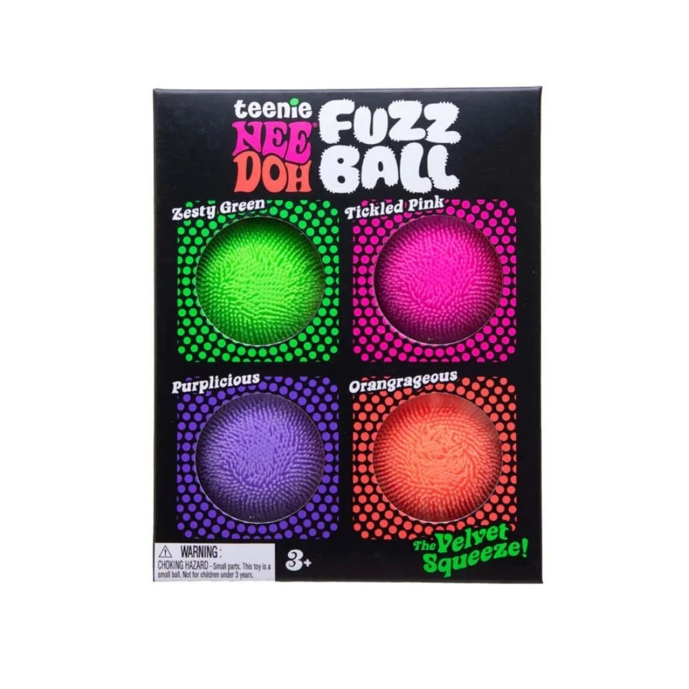 NeeDoh Schylling - Fuzz Ball Teenie (Multi-Pack)