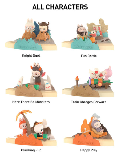 POP MART THE MONSTERS Playing Games Series Scene Sets Blind Box