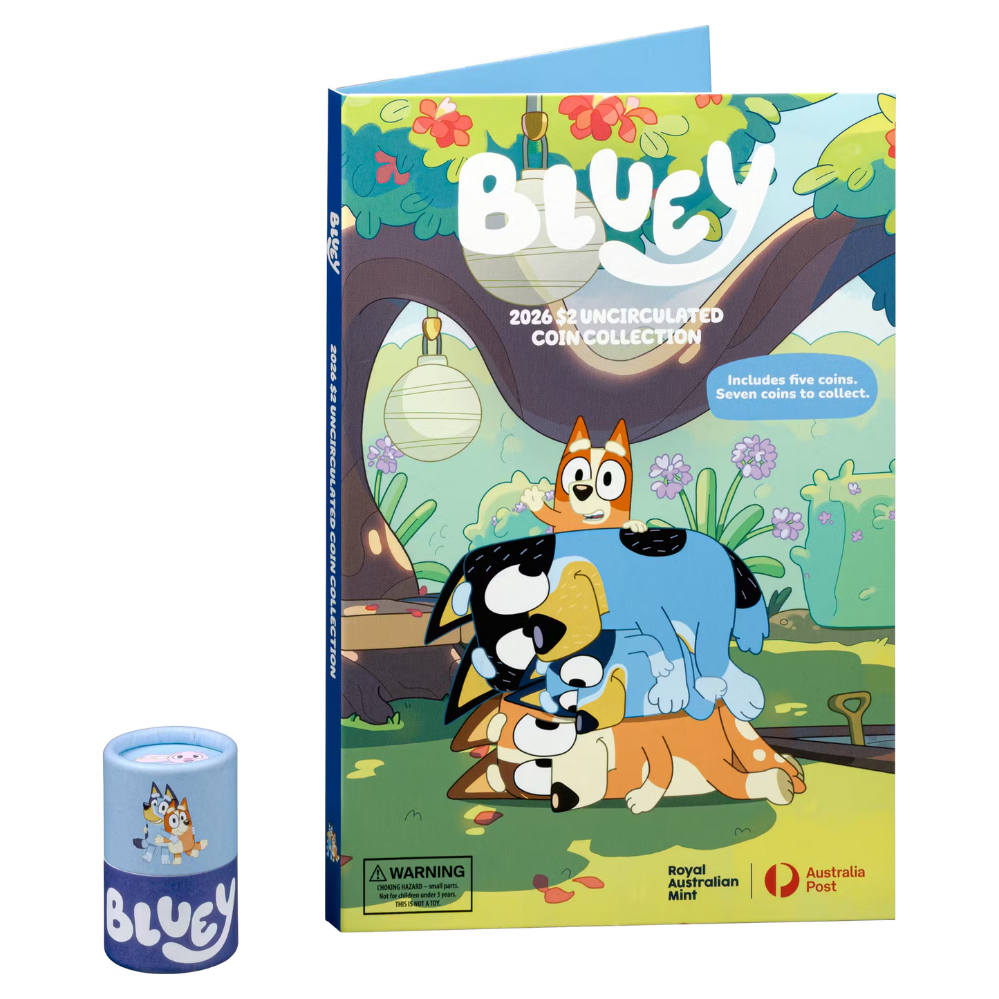 RAM x Australia Post - 2026 Bluey $2 Coin Collection Folder and Five-Coin Set