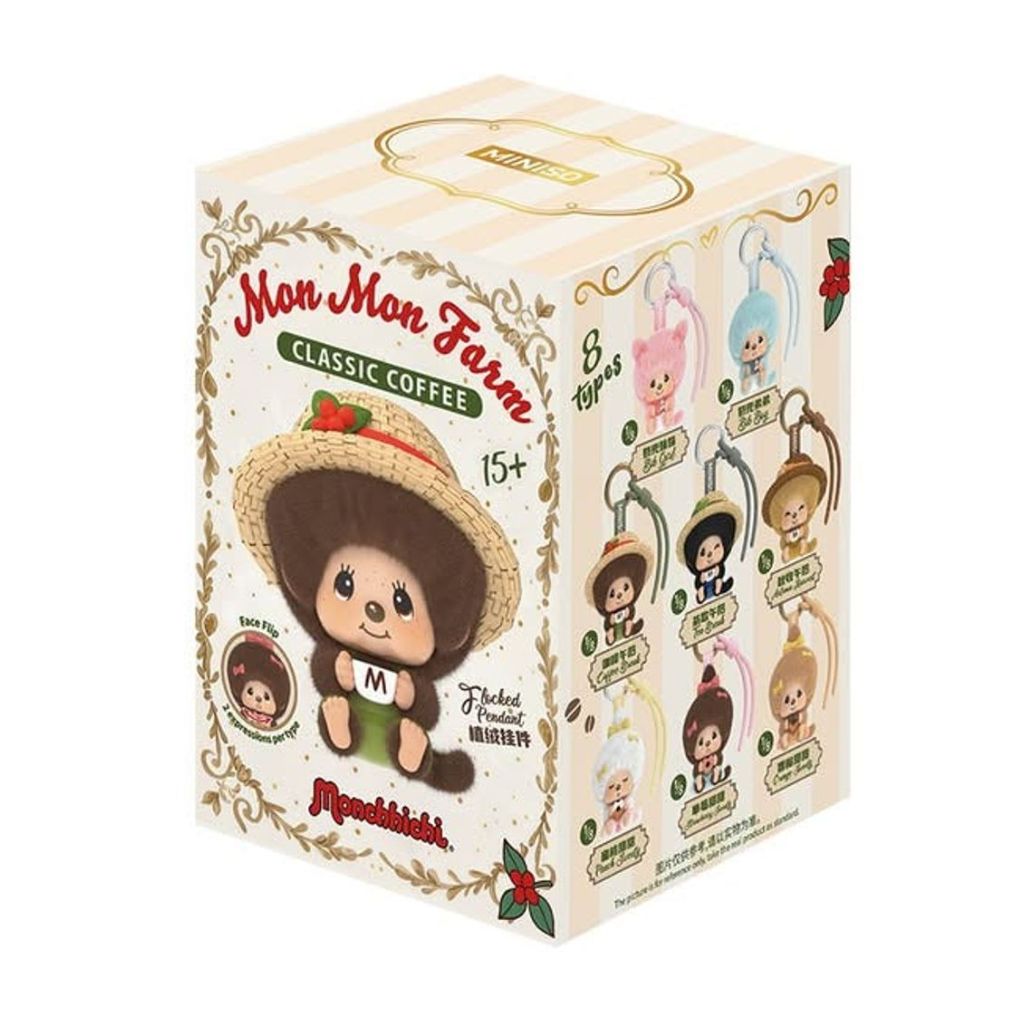 Monchhichi - Mon Mon Farm Series Face-Changing Flocked Pendant Blind Box