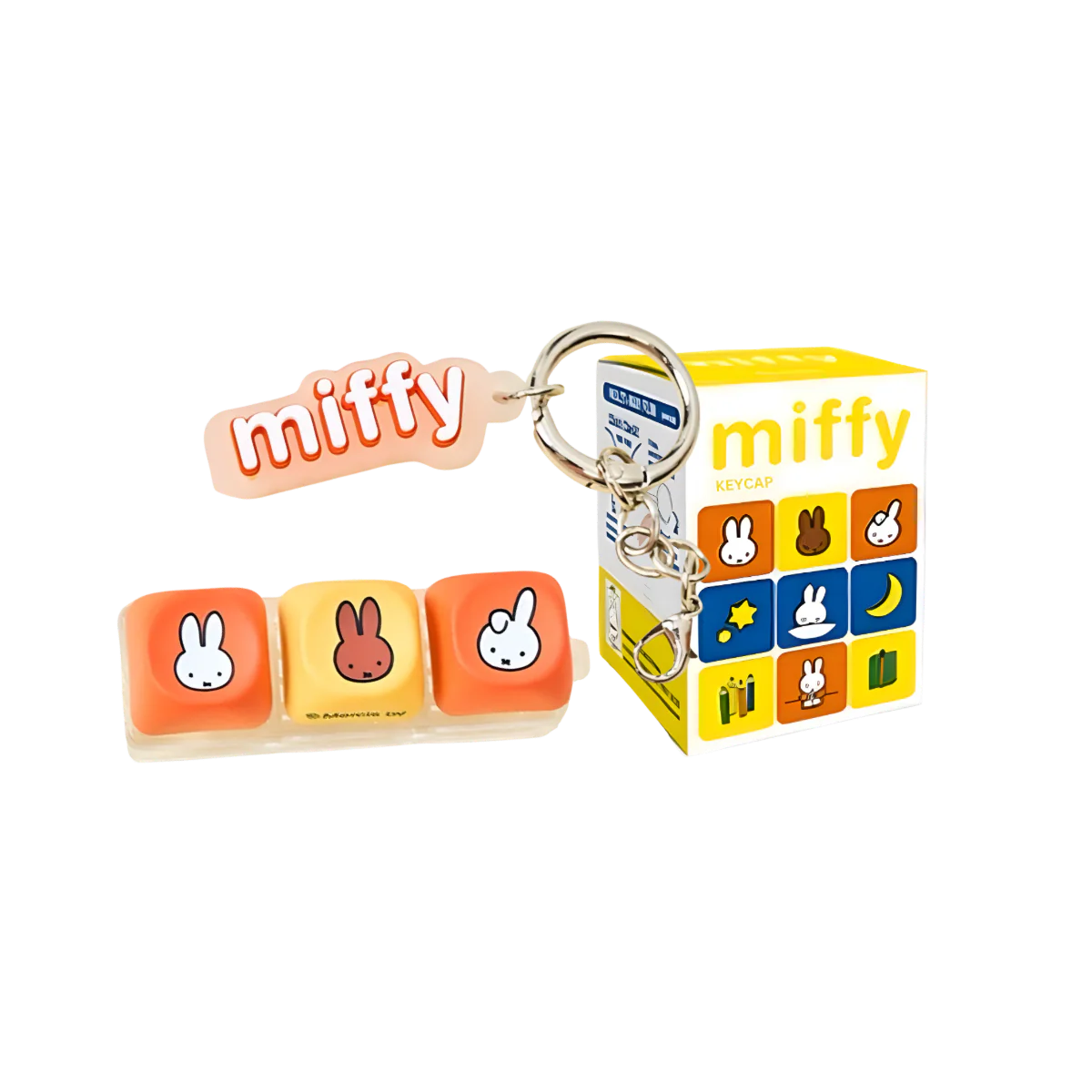 Miffy Keycap Series Keychains Blind Box