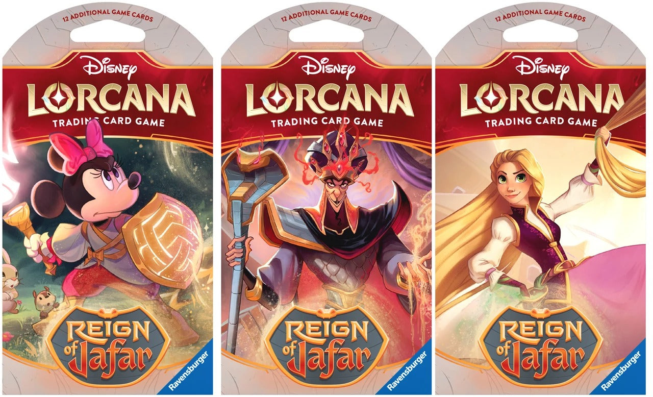 Disney Lorcana TCG: S8 Reign of Jafar Booster Pack Sleeve – X