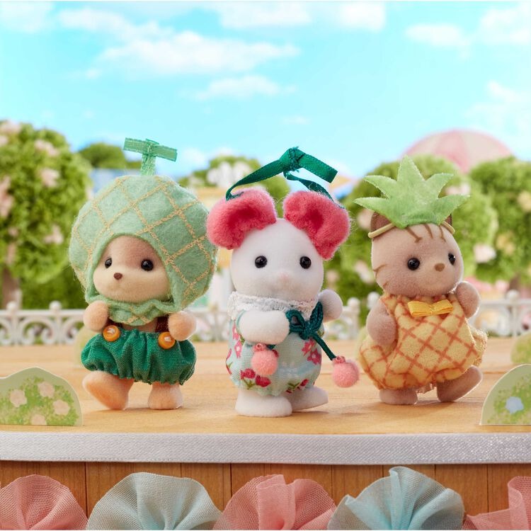 Sylvanian Families - Baby Trio (Melon, Cherry, Pineapple)