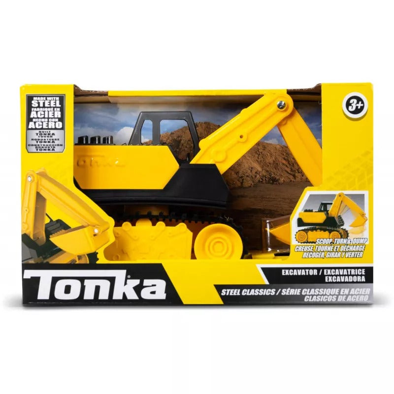Tonka - Steel Classics Assortment 1:32 (Dump Truck, Bulldozer, Excavator)