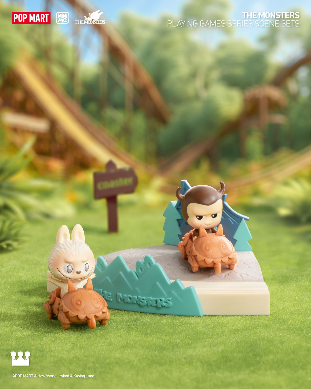 POP MART THE MONSTERS Playing Games Series Scene Sets Blind Box