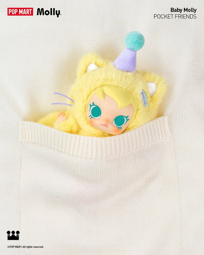 POP MART Baby Molly Pocket Friends Series-Vinyl Plush Pendant Blind Box