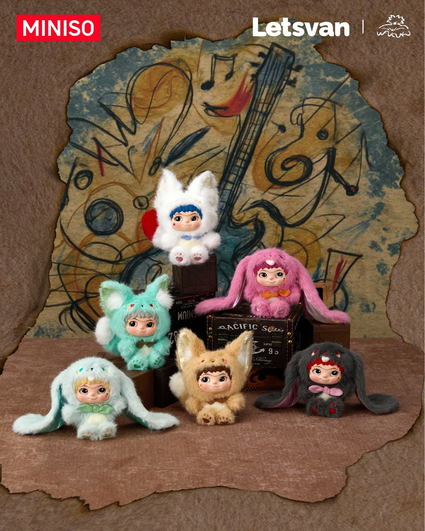 Letsvan - WAKUKU Fox & Bunny Trick Or Treat Series Plush Blind Box