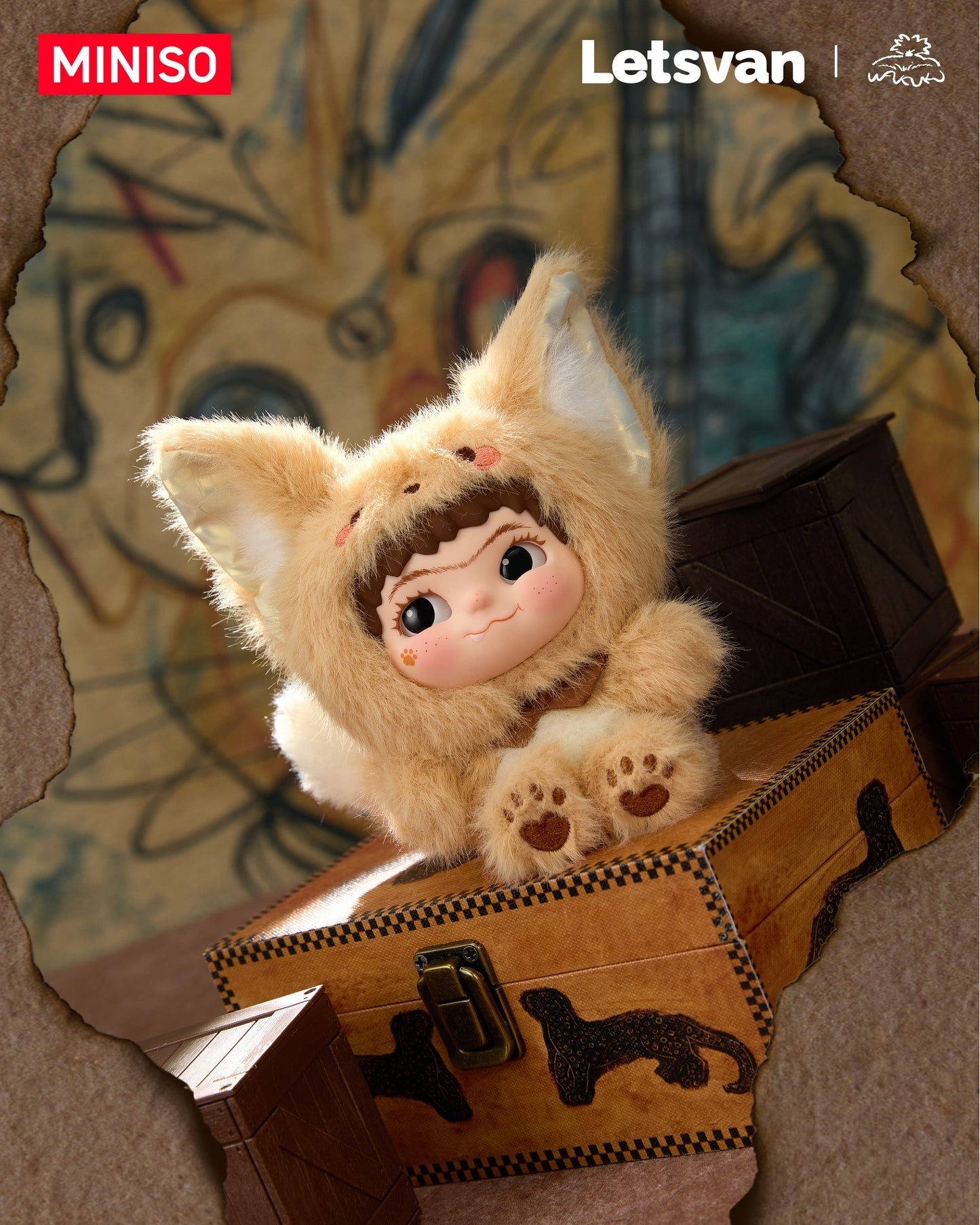 Letsvan - WAKUKU Fox & Bunny Trick Or Treat Series Plush Blind Box