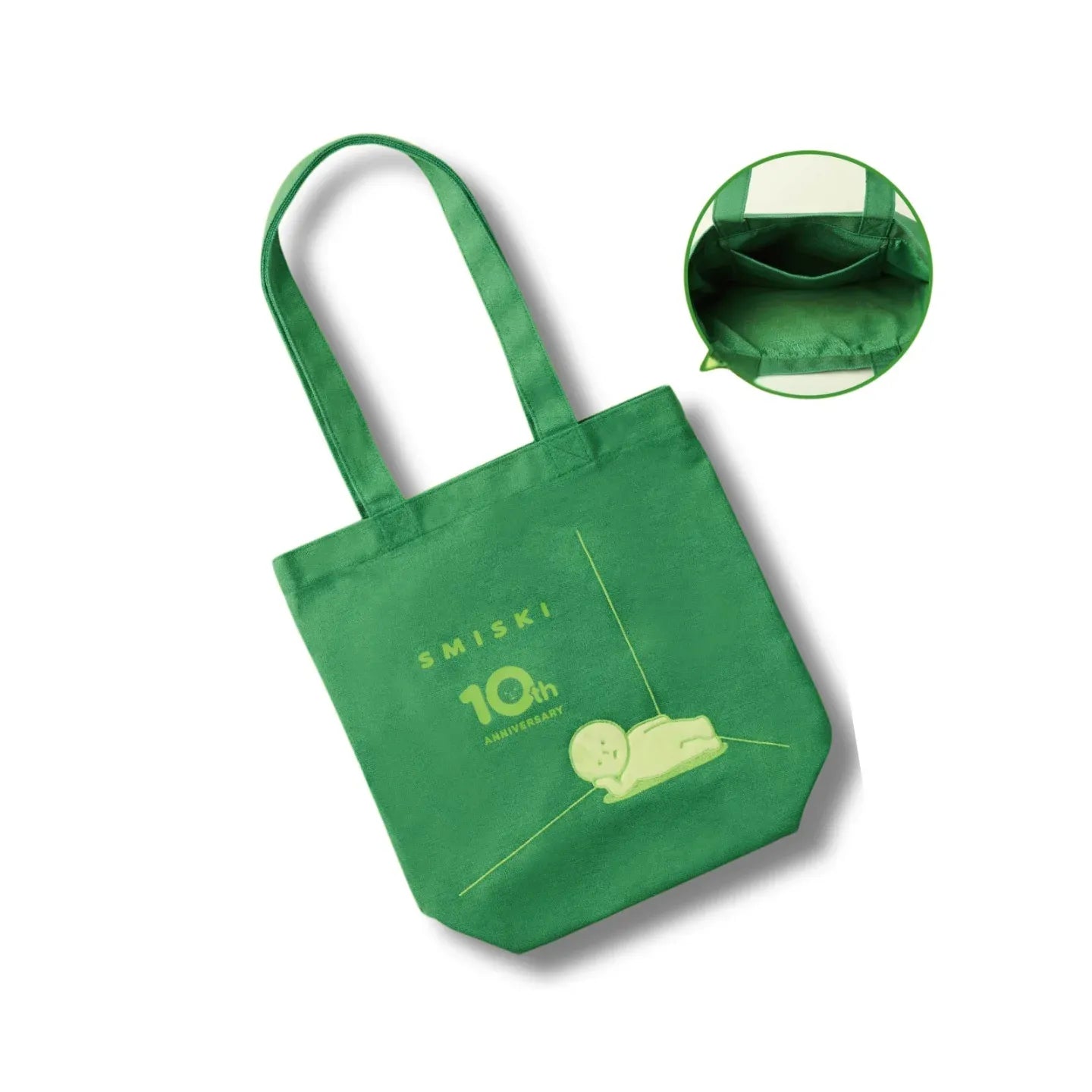 Smiski - 10th Anniversary Tote Bag Dark Green