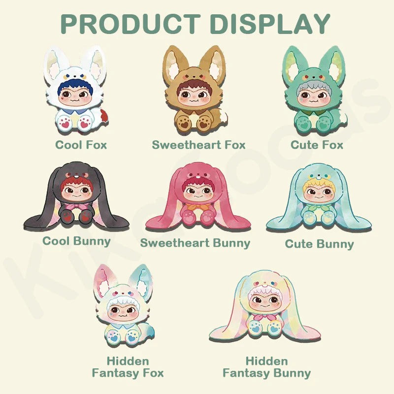 Letsvan - WAKUKU Fox & Bunny Trick Or Treat Series Plush Blind Box