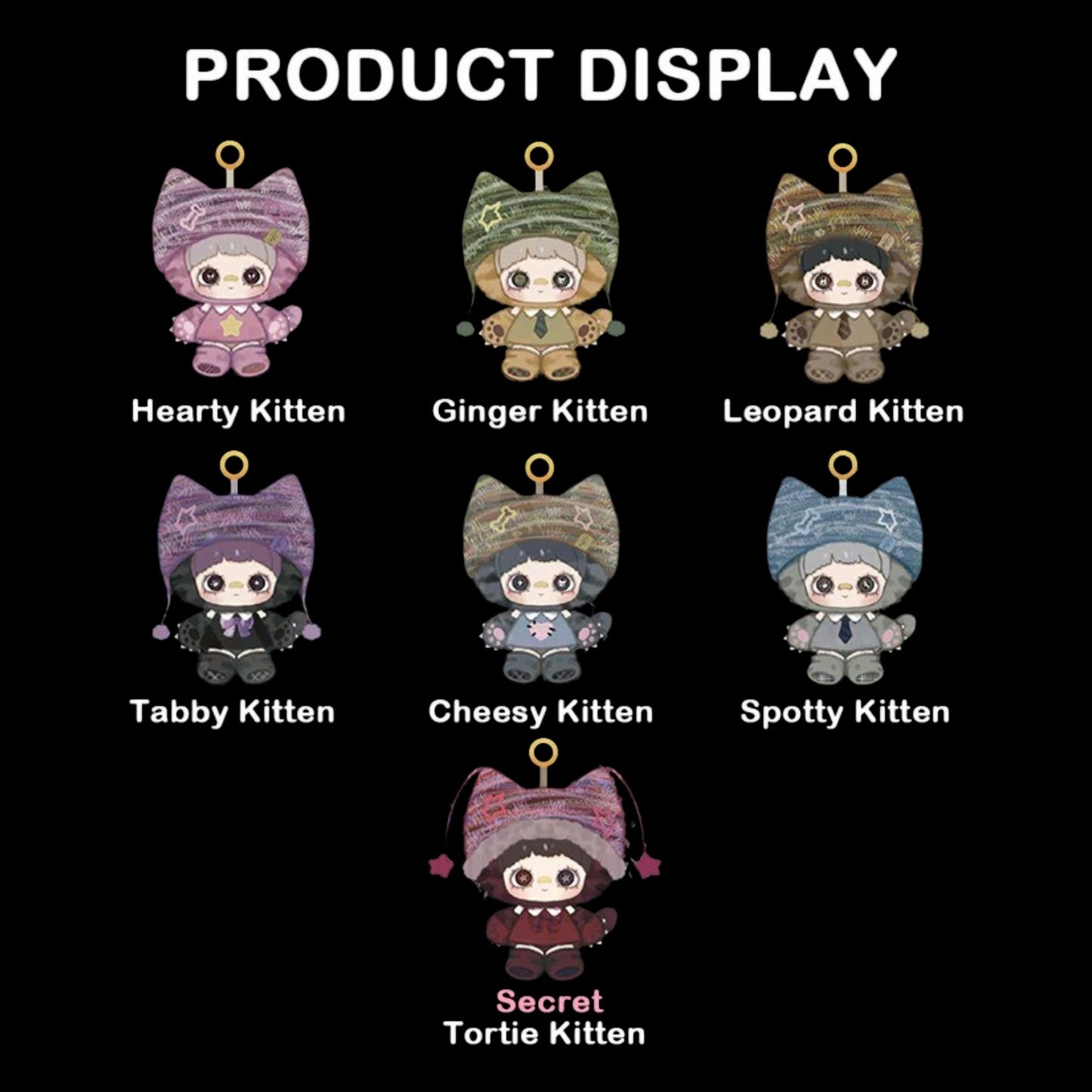MayMei - Kitten Academy Series Plush Pendant Blind Box