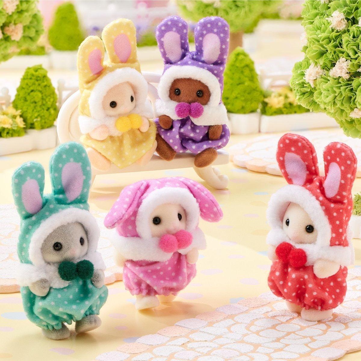 Sylvanian Families - Colourful Bunny Costume Babies Series Blind Bag