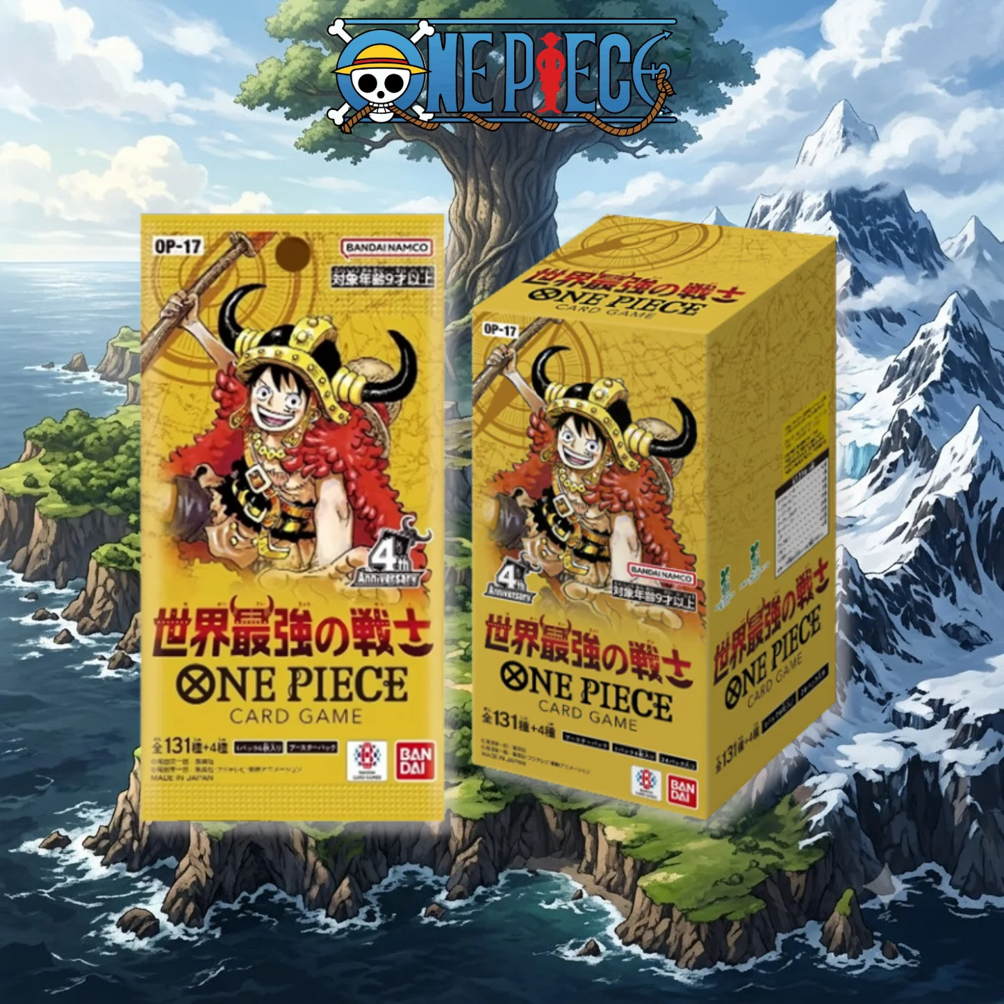 One Piece OP-17 - The World's Strongest Warriors Booster Box Japanese