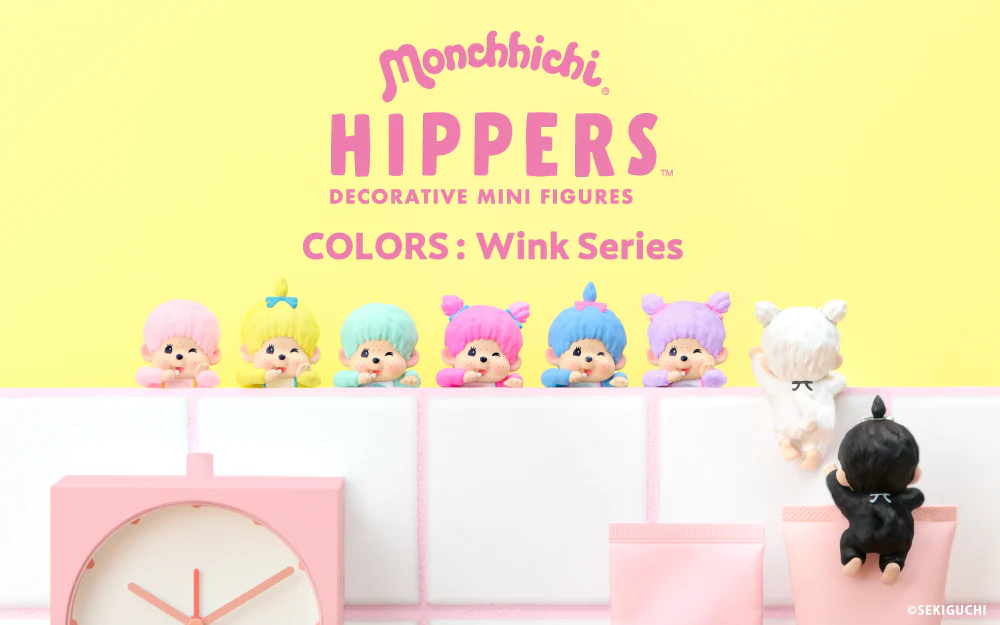 Monchhichi - HIPPERS Monchhichi COLORS: Wink Series