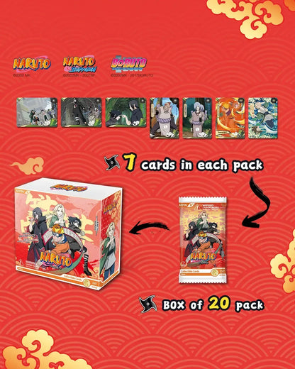 KAYOU - Naruto Smriti Earth Scroll Series 2 Trading Cards Booster Pack