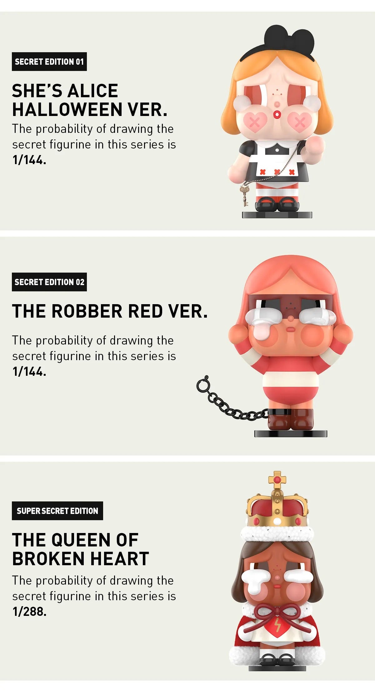 POP MART CRYBABY Crying Again Series Figures