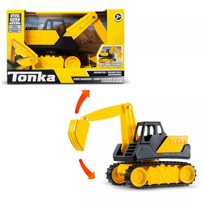 Tonka - Steel Classics Assortment 1:32 (Dump Truck, Bulldozer, Excavator)