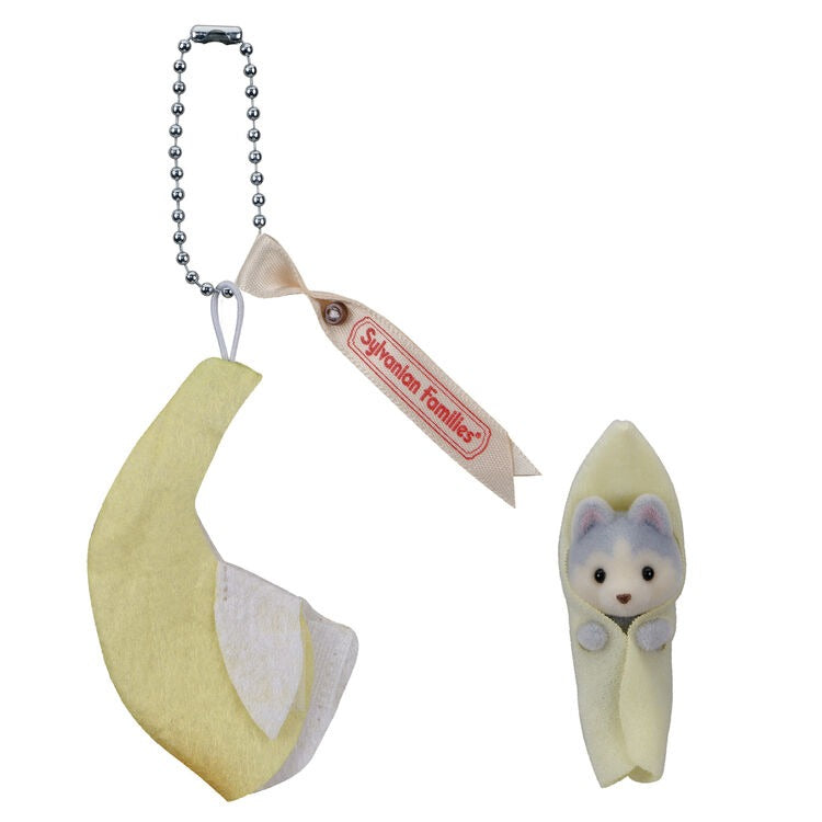 Sylvanian Families - Keychain Little Husky Baby Banana