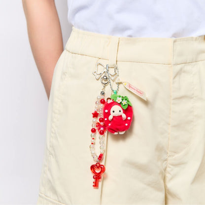 Sylvanian Families - Keychain Chocolate Rabbit Baby Strawberry
