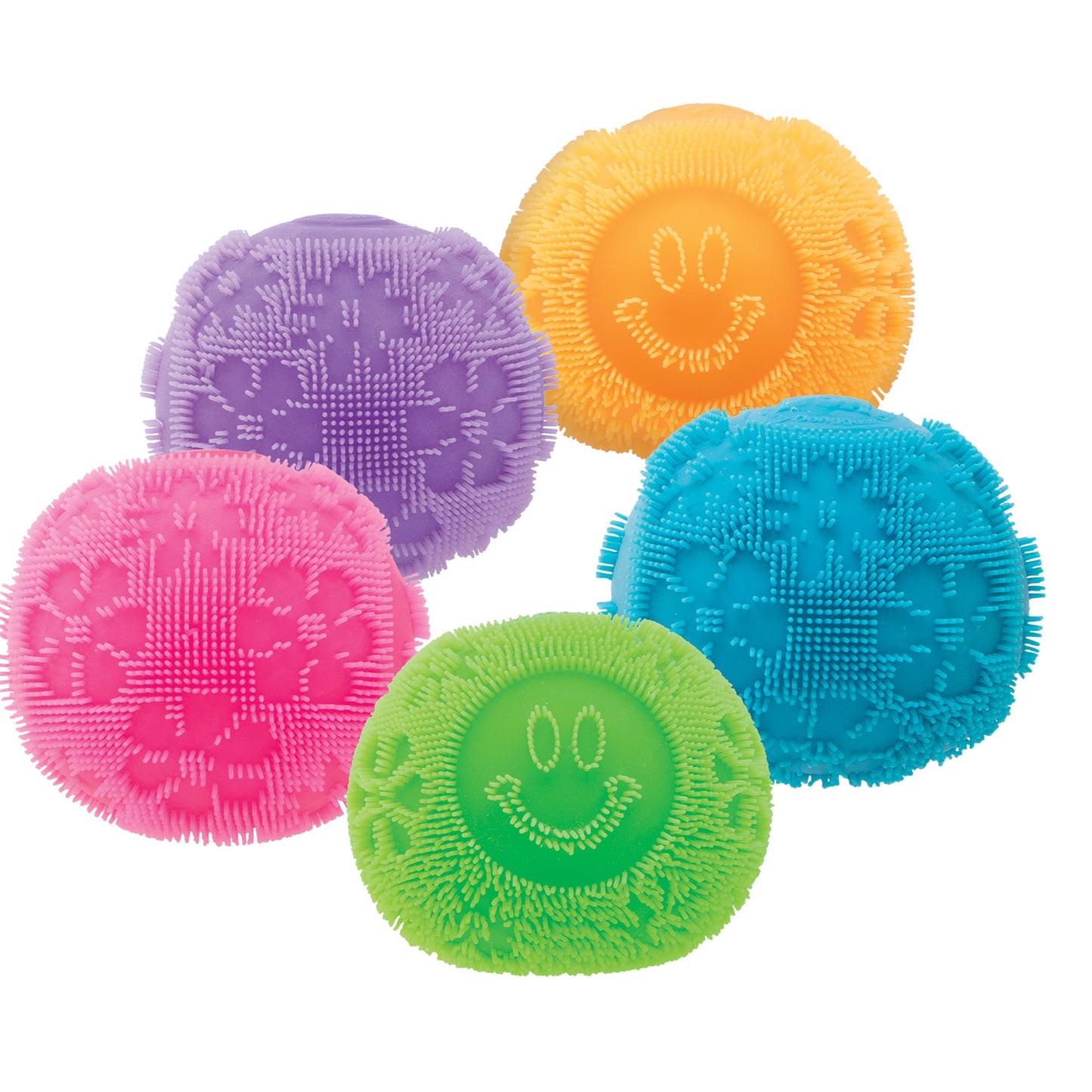 NeeDoh Schylling - Fuzz Ball Flower Power