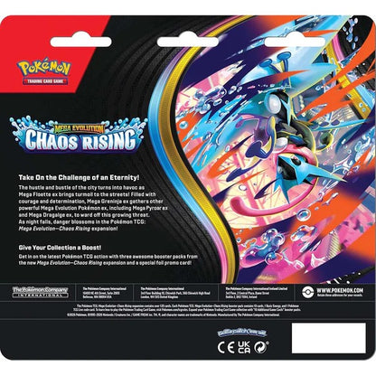 Pokémon TCG: Mega Evolution - Chaos Rising Three-Booster Blister