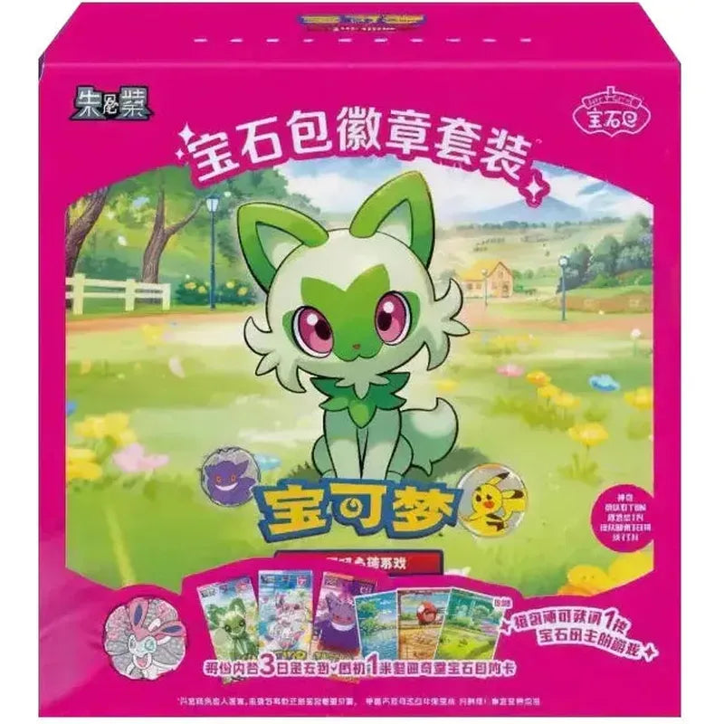 Pokémon TCG: Gem Pack Badge Set Blind Bag Display (Simplified Chinese)