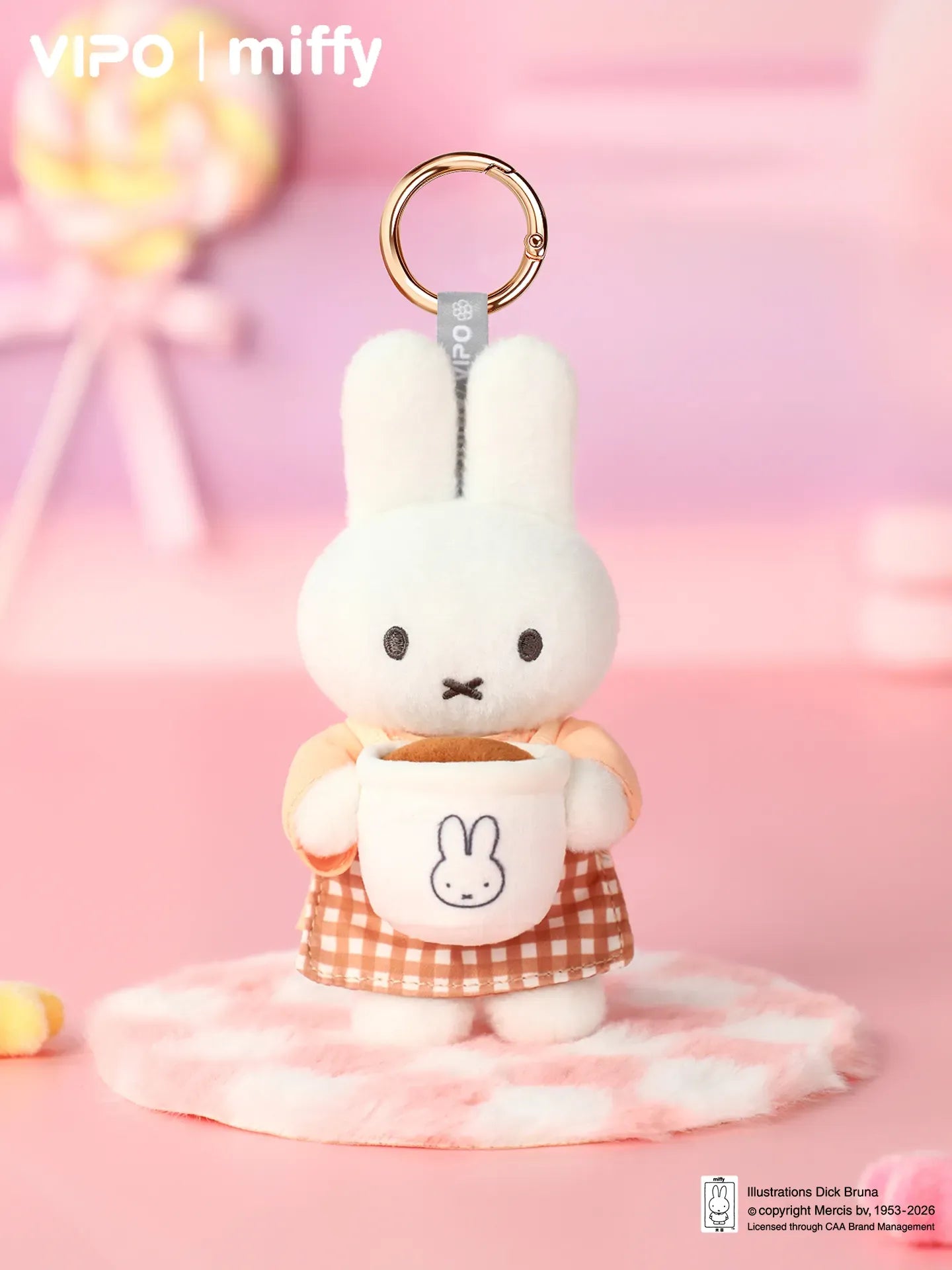VIPO x Miffy Bakery Series Plush Keychain Blind Box