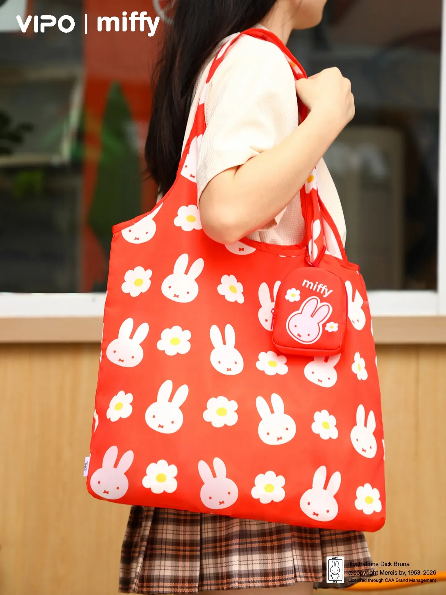VIPO x Miffy Cute Little Bag 2-in-1 Portable Shopping Bag Blind Box