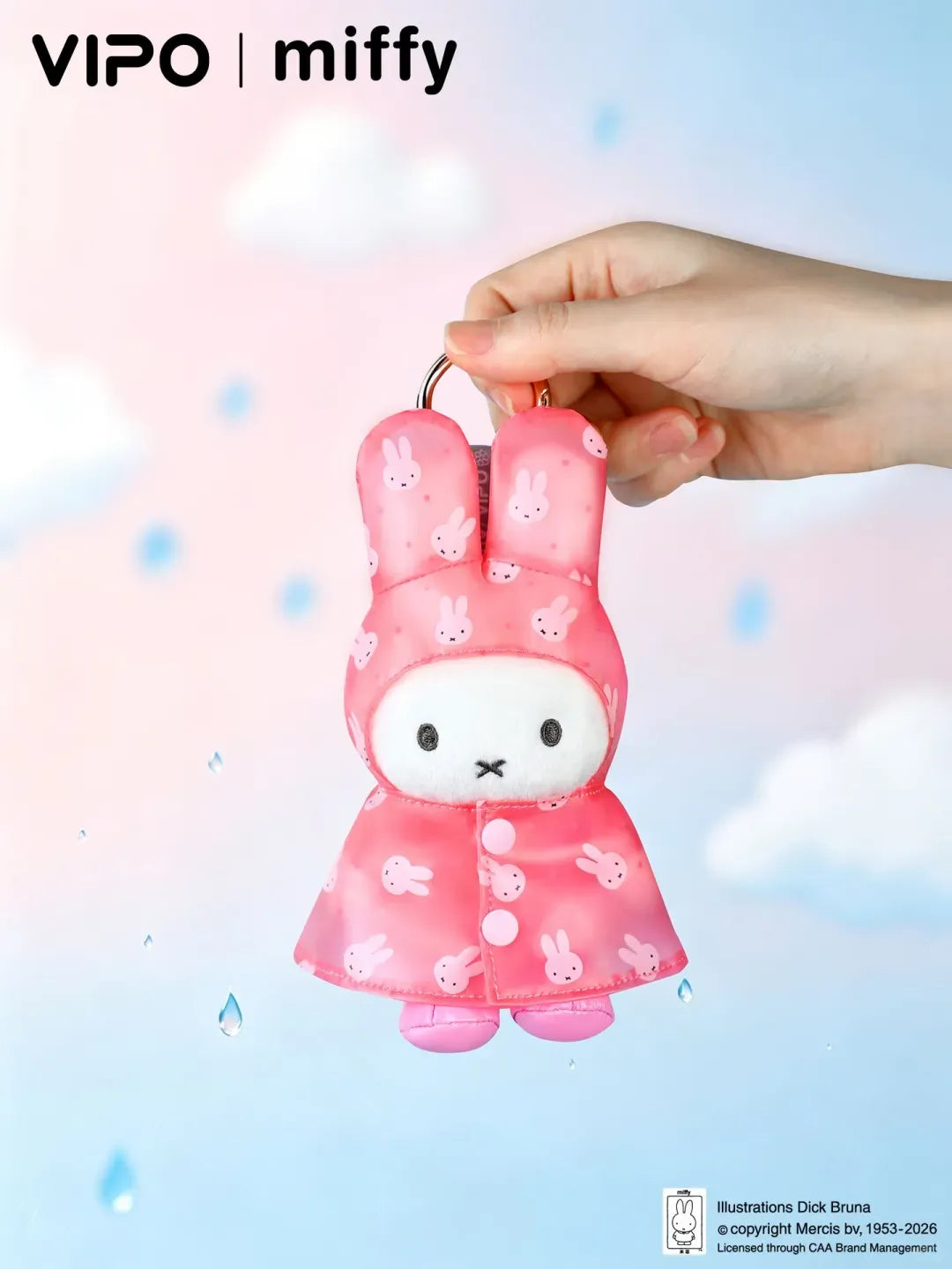 VIPO x Miffy Raincoat Keychain Blind Box