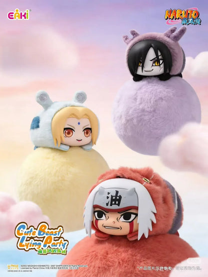 TOP TOY - Naruto Cute Beast Lying Party Series Plush Pendant Blind Box