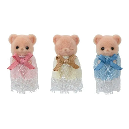Sylvanian Families - Biscuit Bear Sleepy Triplets