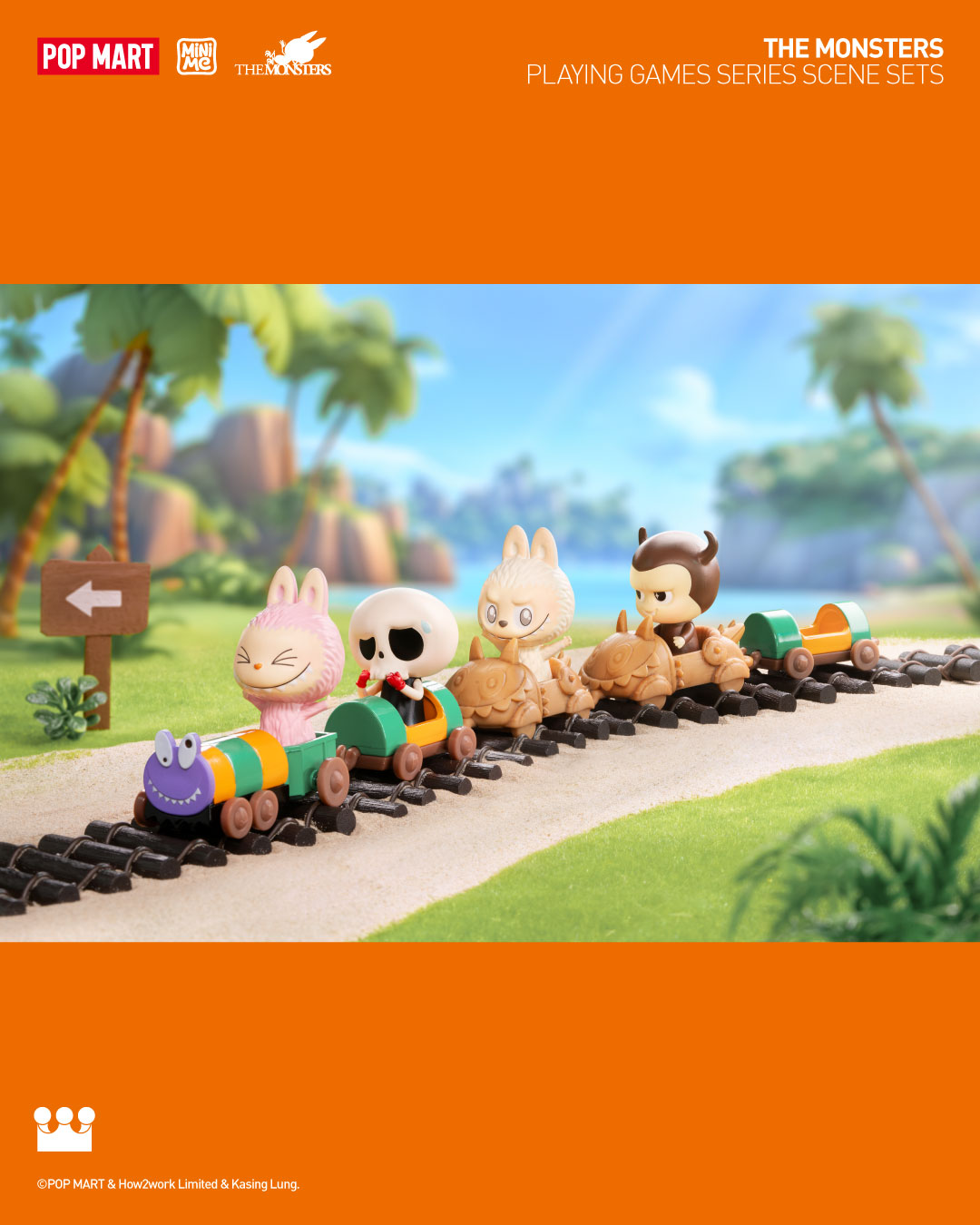POP MART THE MONSTERS Playing Games Series Scene Sets Blind Box