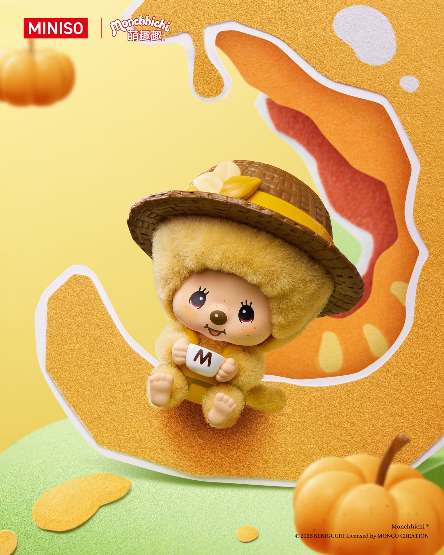 Monchhichi - Mon Mon Farm Series Face-Changing Flocked Pendant Blind Box