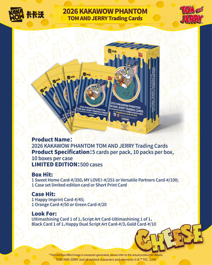 KAKAWOW PHANTOM Tom & Jerry Trading Cards