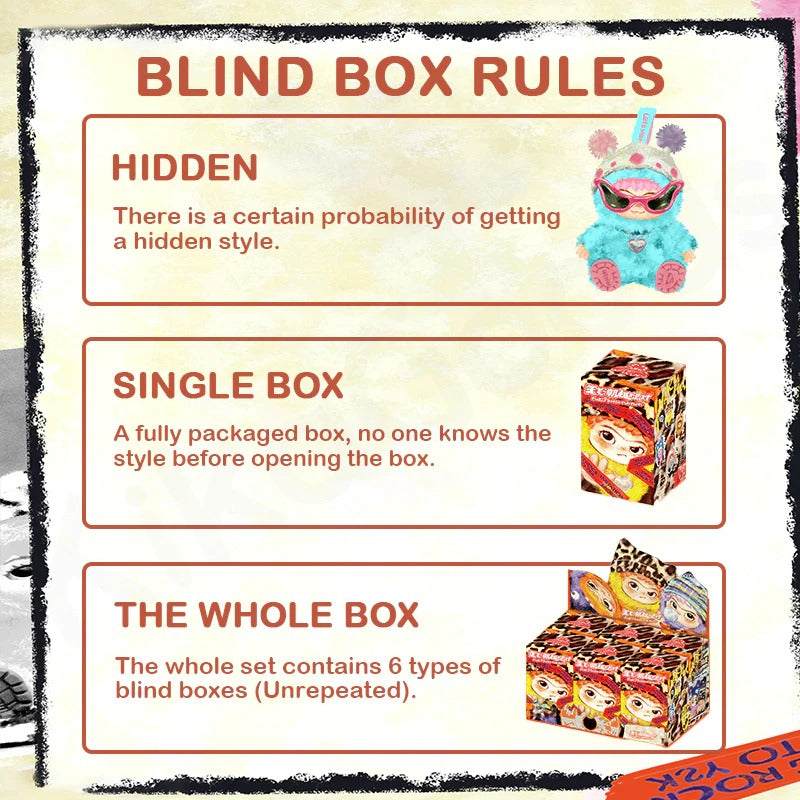 Letsvan - WAKUKU Fuzzy Trendy Fun Party Series Plush Blind Box