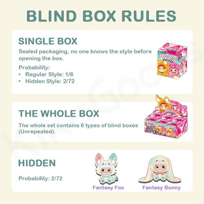 Letsvan - WAKUKU Fox & Bunny Trick Or Treat Series Plush Blind Box