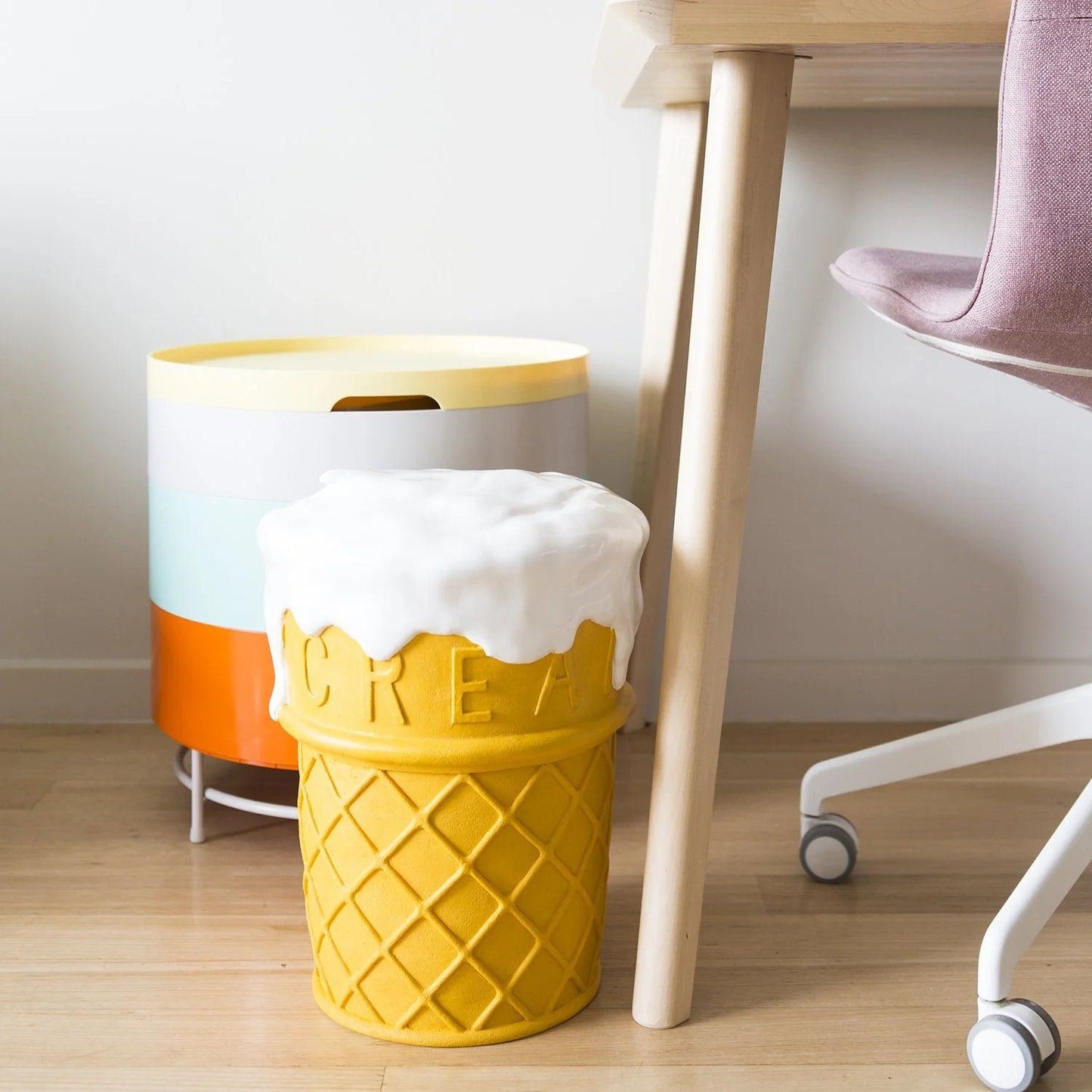 Rotary Hero - Giant Ice Cream Stool