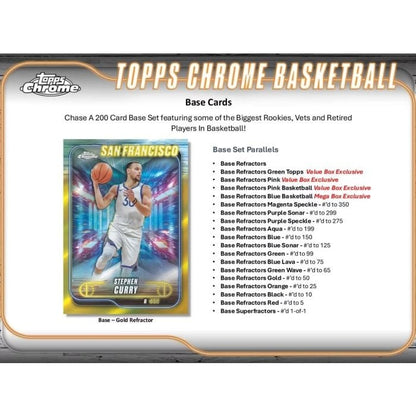 Topps 2024/2025 Chrome Basketball Blaster Box