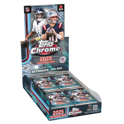 Topps 2025 NFL Chrome Football Hobby Box