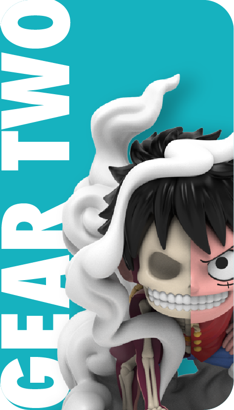 Freeny´s Hidden Dissectibles: One Piece Luffy Gears Edition Blind Box