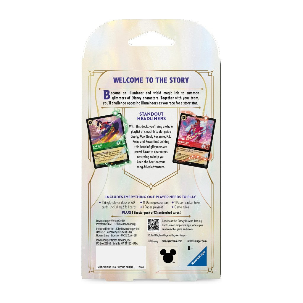 Disney Lorcana TCG: S9 Fabled Single-Player Deck - Emerald & Ruby
