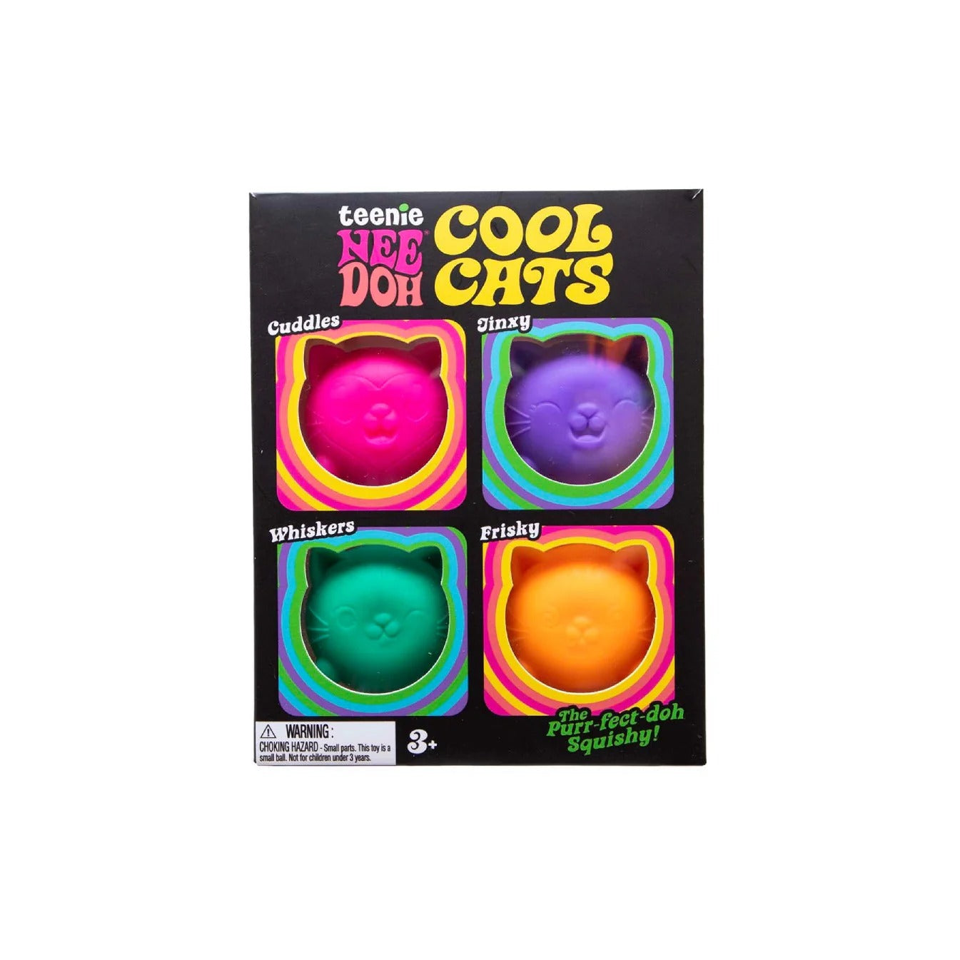NeeDoh Schylling - Cool Cats Teenie (Multi-Pack)