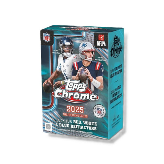 Topps 2025 NFL Chrome Football Value Box
