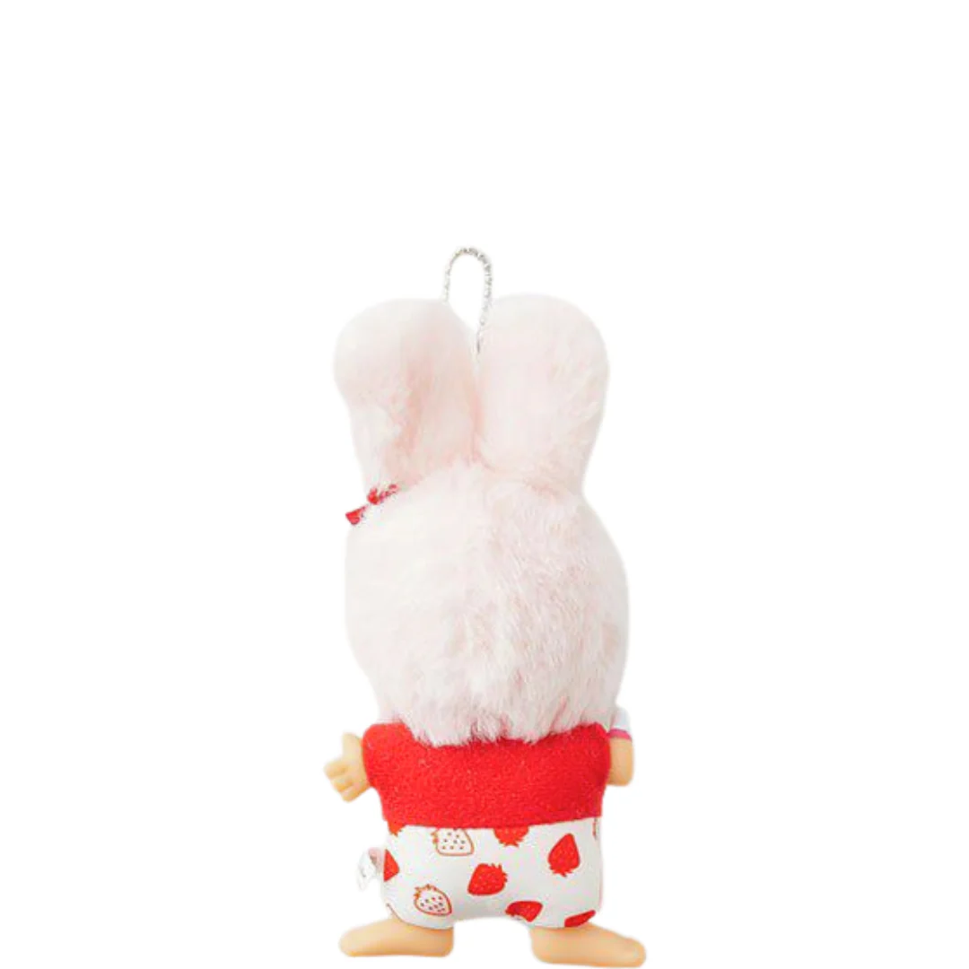 Monchhichi - I love strawberries! Chimutan Flat Keychain
